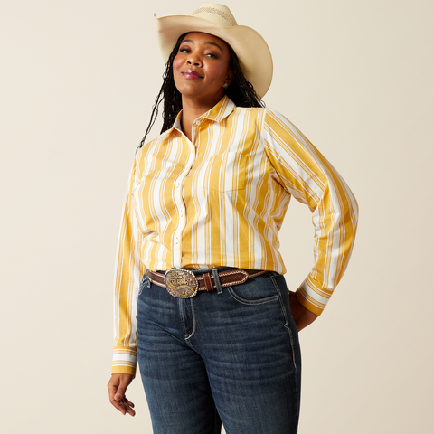 Ariat Women's WR Kirby Long Sleeve Shirt Nugget Stripe