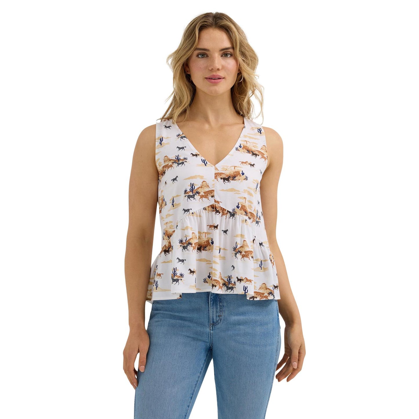 Wrangler Retro® Americana Tank - White Multi