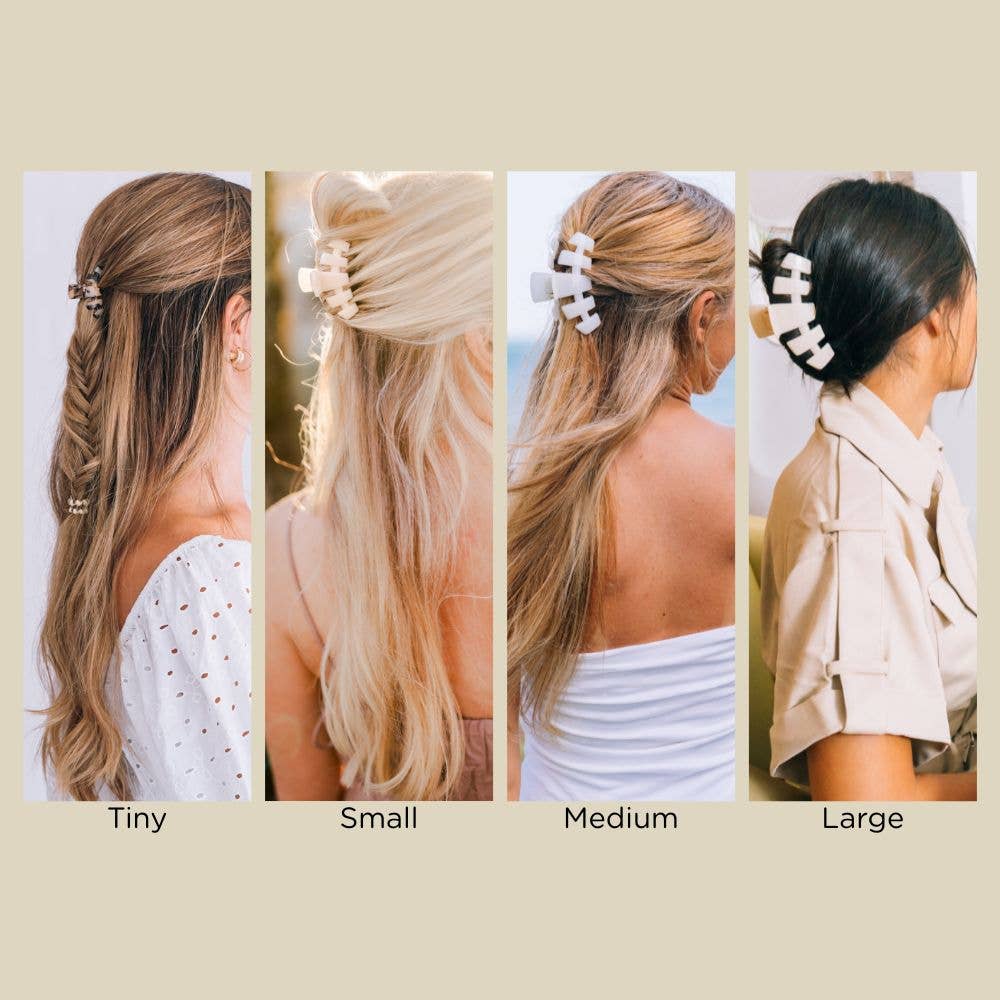 TELETIES - Classic Hair Clip | Large | Miss. Americana