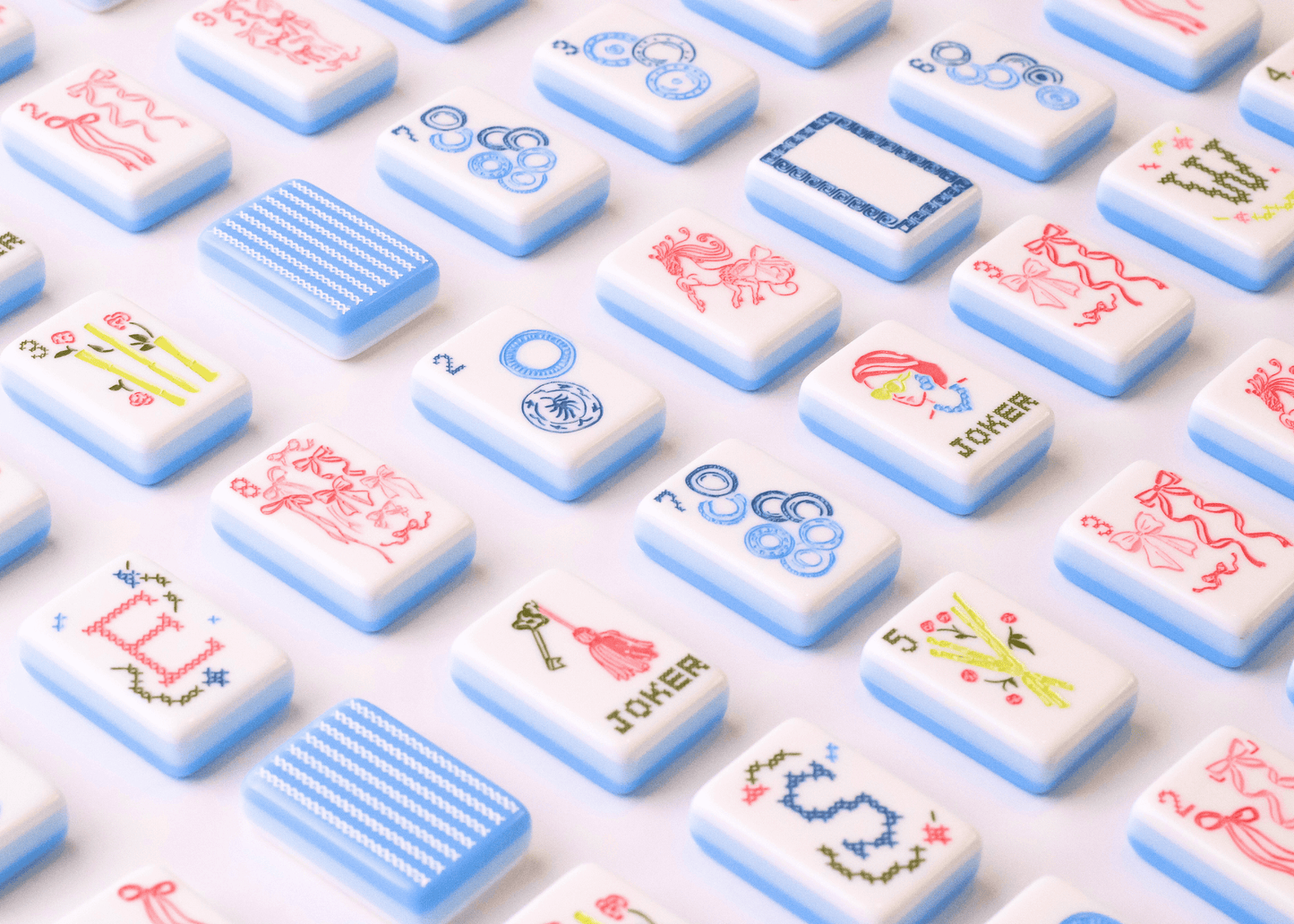 Miss Mahjong - Miss Darling: Mahjong Tile Set
