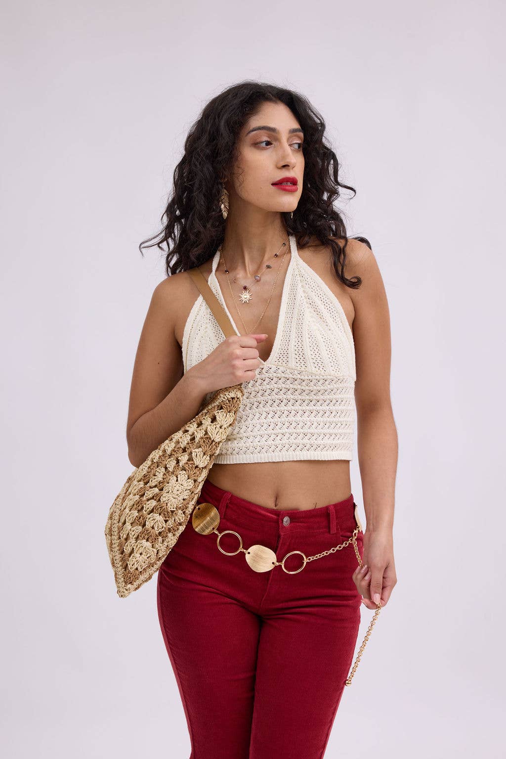 Most Wanted USA - Wide Circle Link Chain Belt