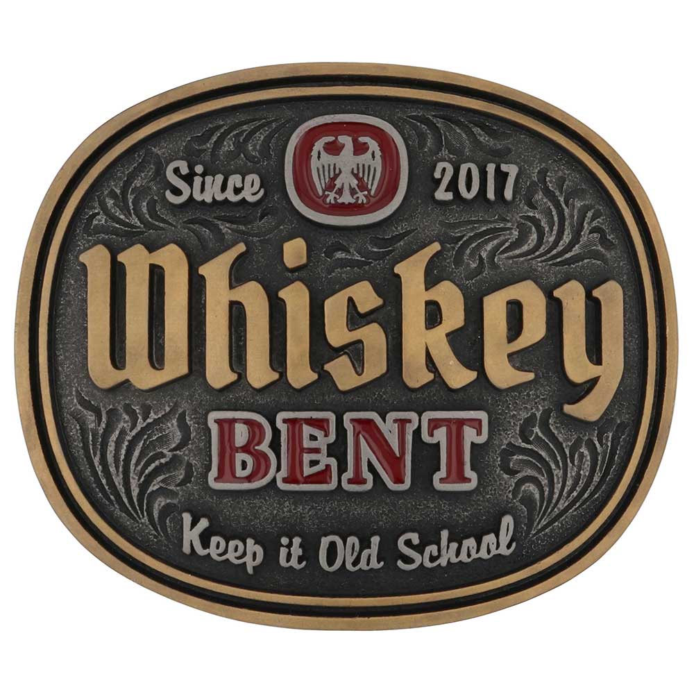 Montana Attitude Keep it Old School Whiskey Bent Buckle