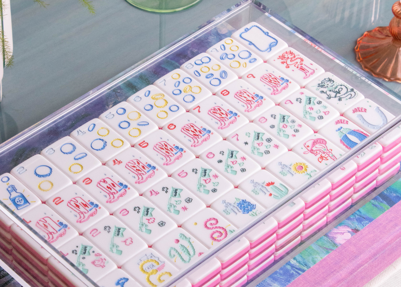 Miss Mahjong - Miss Cowgirl: Mahjong Tile Set