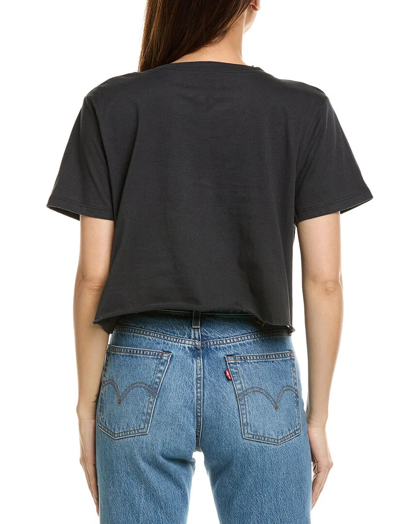 Prince Pete East Coast Crop T-Shirt Black