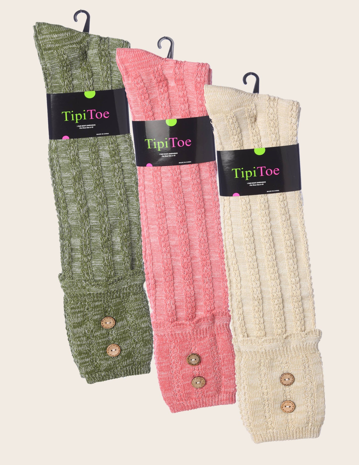 Tipi Toe Women Winter Warm Knee High Boot Socks