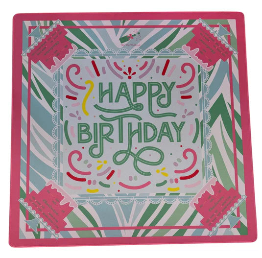 Hip Hip Mahjong Birthday Mat