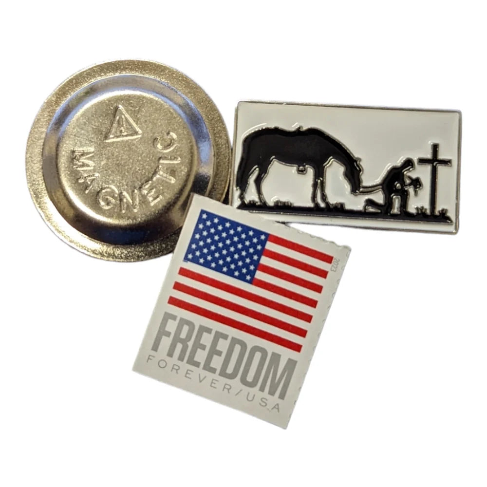 AHM Praying Cowboy | Magnetic Hat Pin