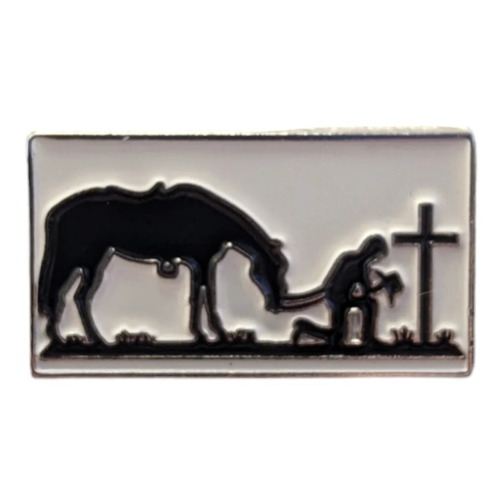 AHM Praying Cowboy | Magnetic Hat Pin