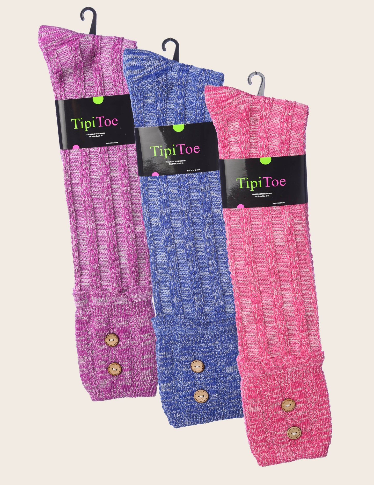 Tipi Toe Women Winter Warm Knee High Boot Socks