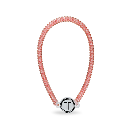 TELETIES - Spiral Hair Coil | Headband | Calming Coral