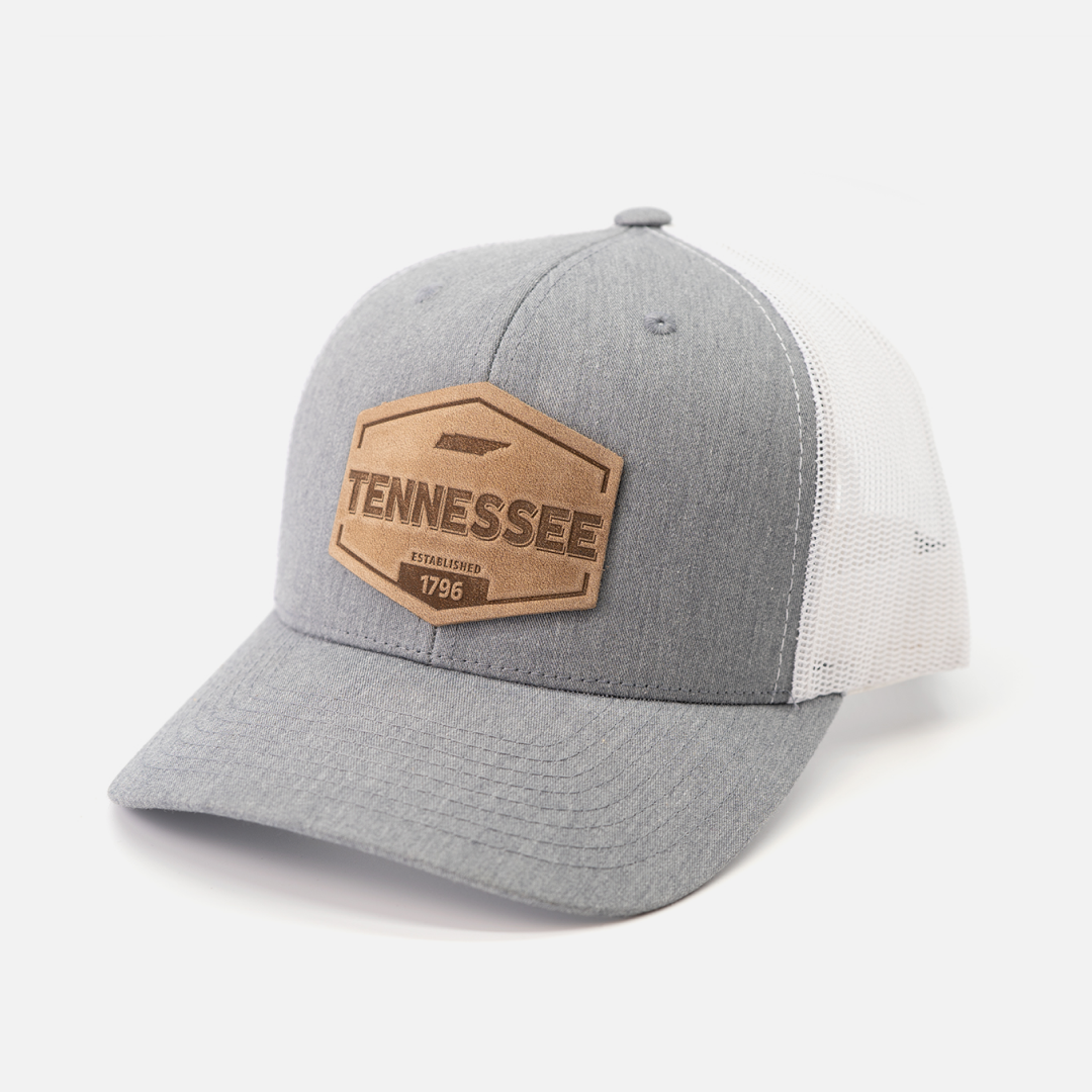 Range Leather Co. - Tennessee Established Hat | Leather Patch Trucker Hat