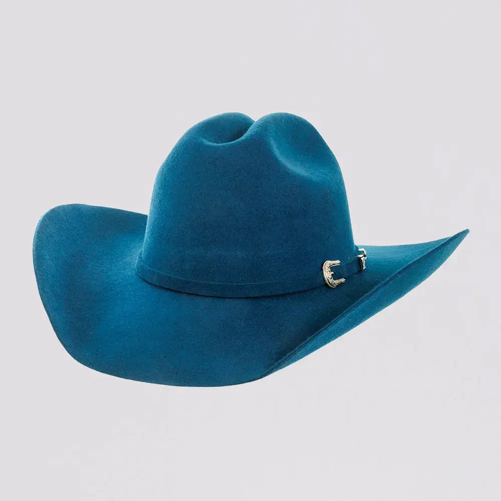 American Hat Makers - 100% Wool Felt Western Cowboy Hat - Style Cattleman