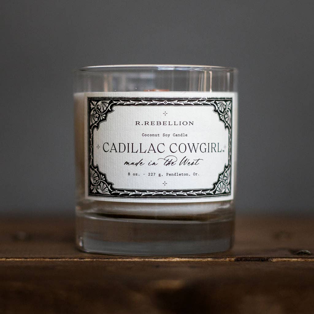 R. Rebellion - Cadillac Cowgirl Candle 8 oz.
