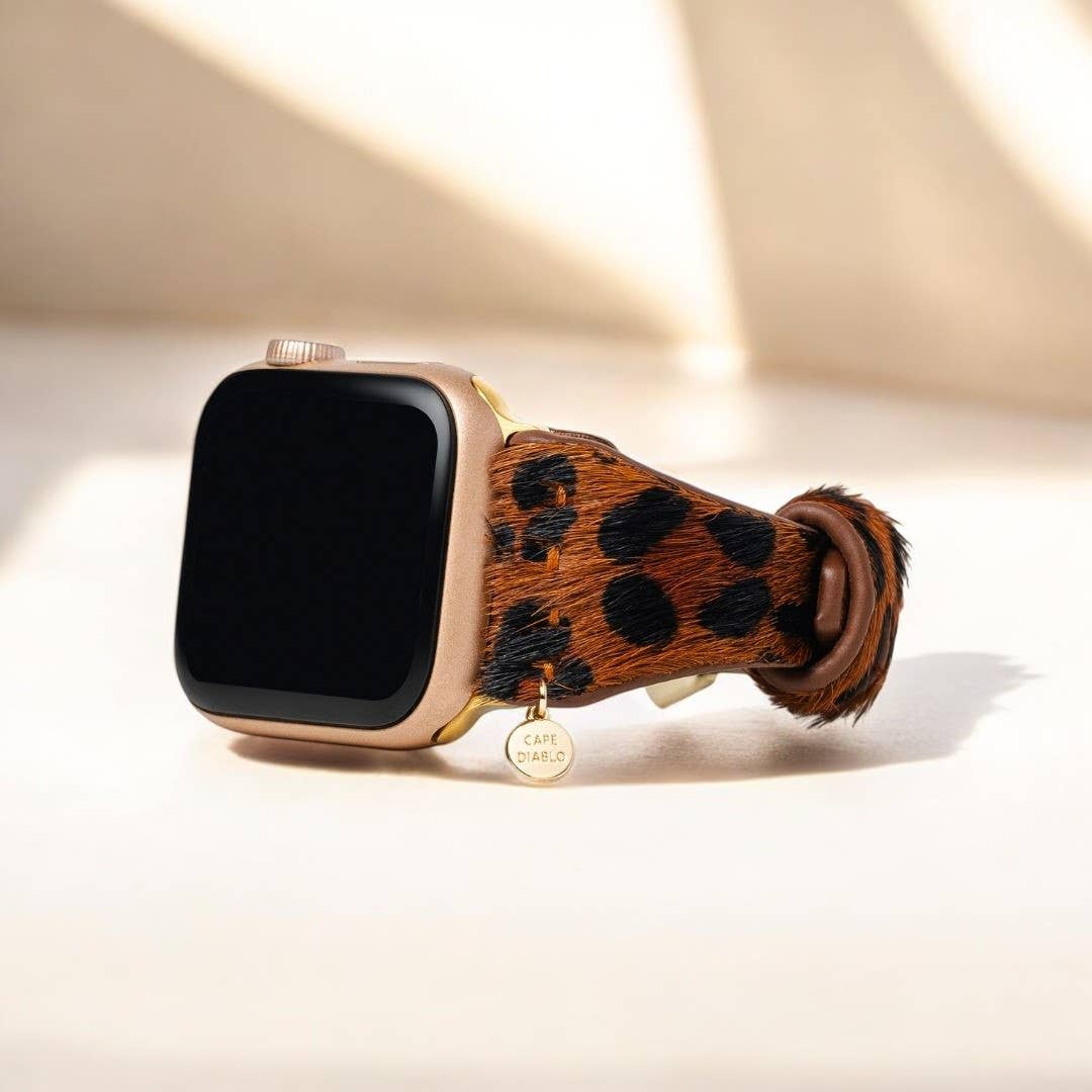 Cape Diablo - Panthera Brown Leather Apple Watch Strap
