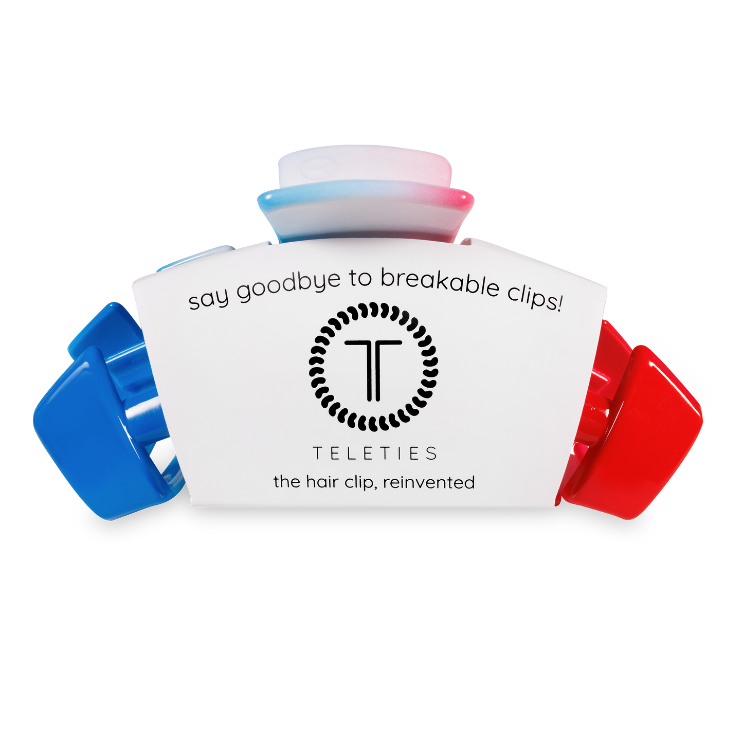 TELETIES - Classic Hair Clip | Large | Miss. Americana