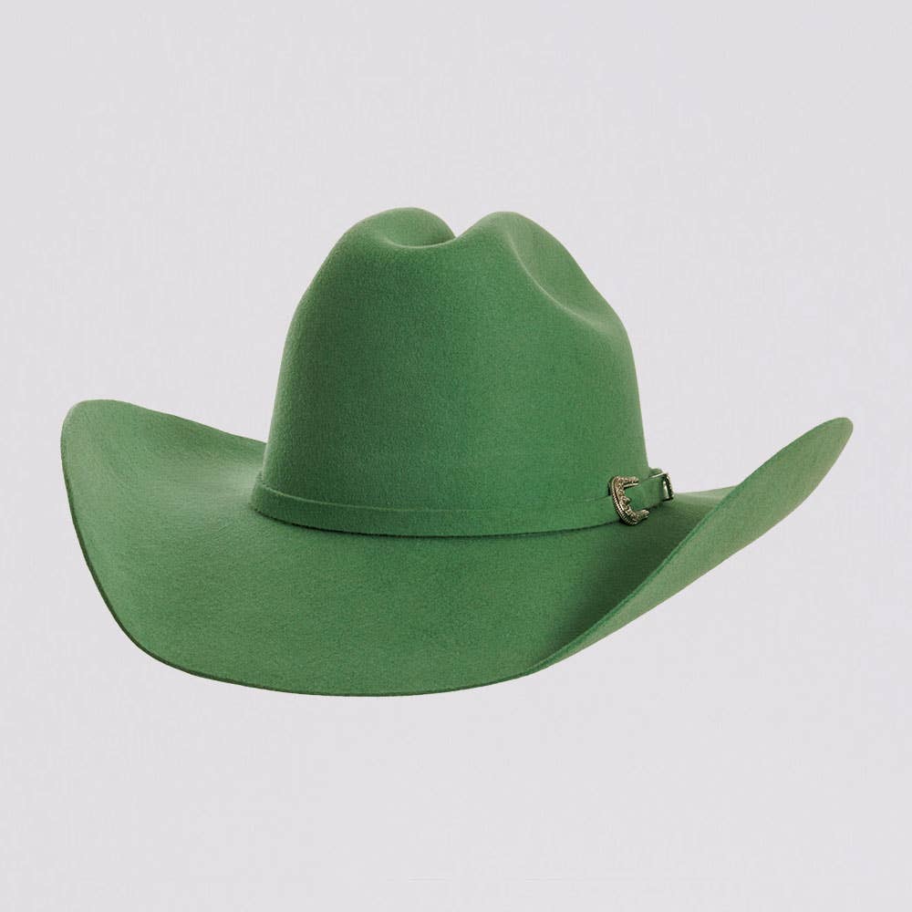 American Hat Makers - 100% Wool Felt Western Cowboy Hat - Style Cattleman