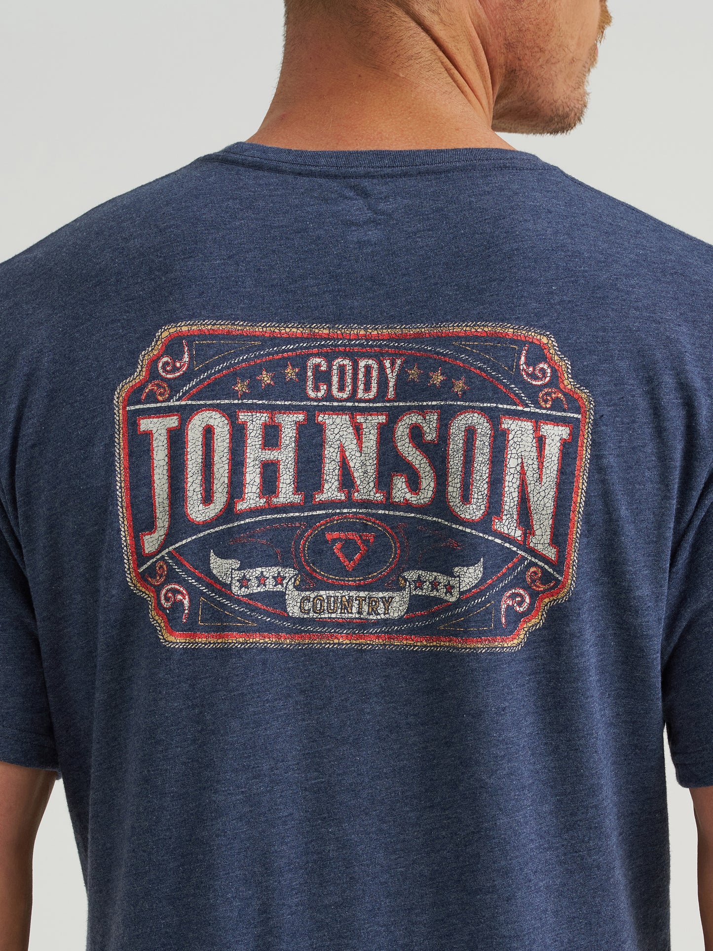 Wrangler Men's Short Sleeve Cody Johnson Regular Fit Graphic T-Shirt