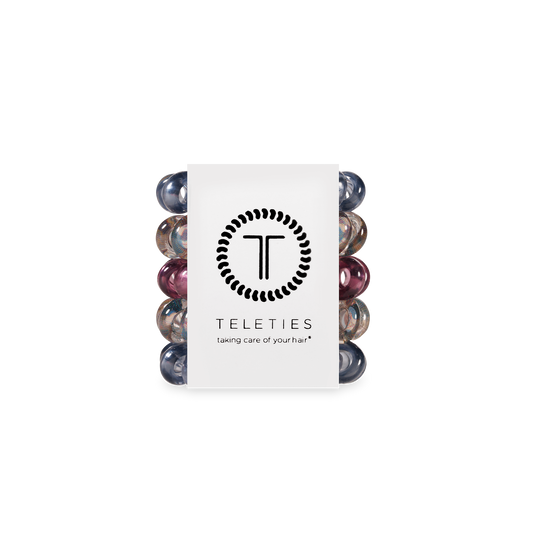 TELETIES - Spiral Hair Coils | Tiny | Purple Haze Hair Ties
