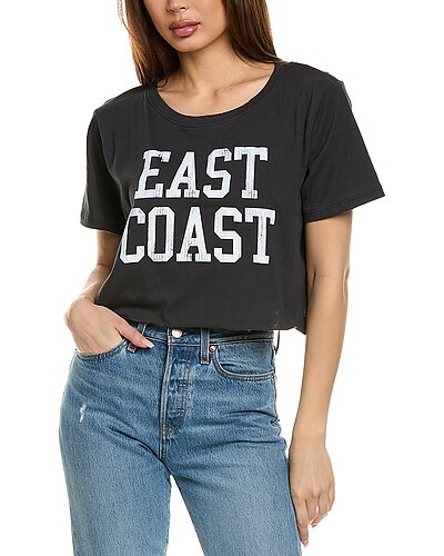 Prince Pete East Coast Crop T-Shirt Black
