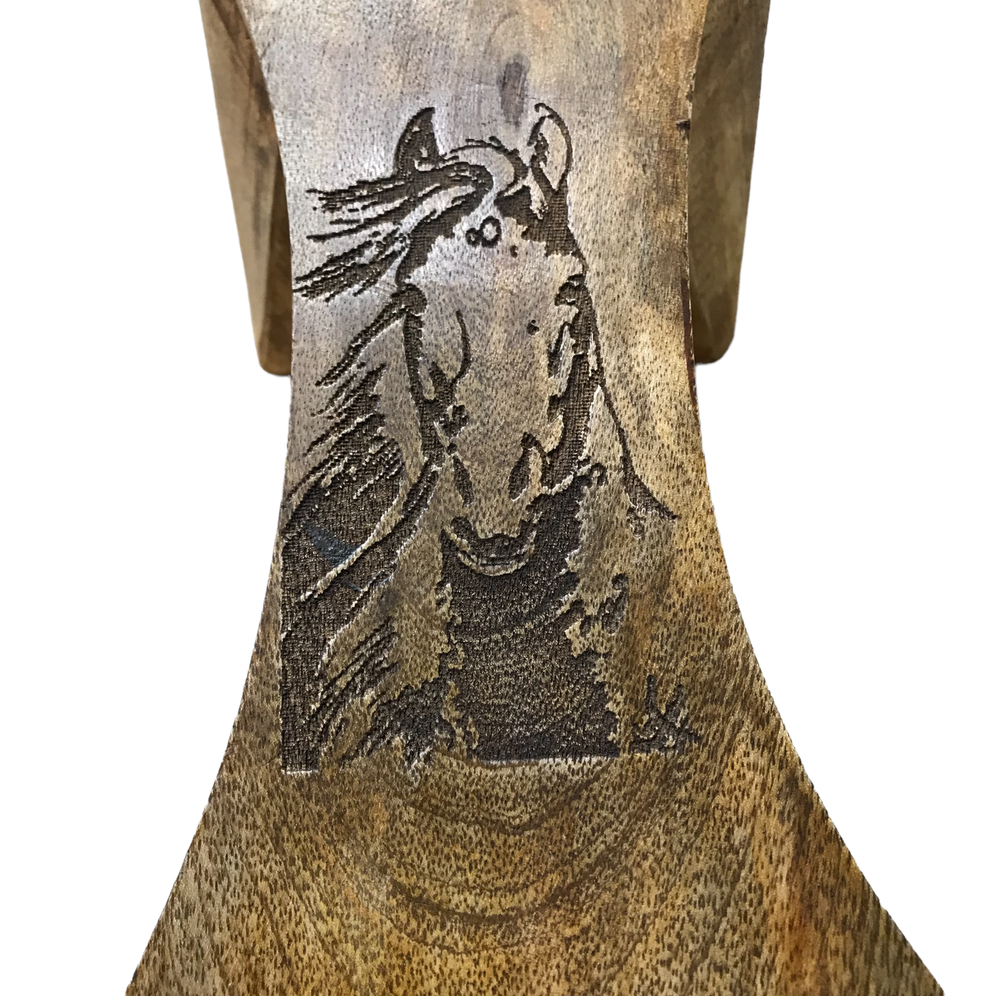 Wilco Home - Branding Iron Laser Etched Mango Wood Bootjack