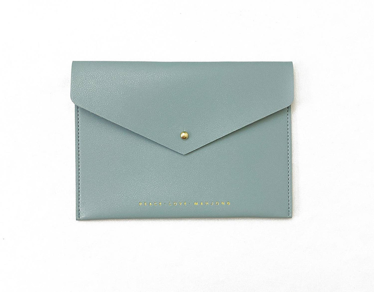 Peace Love Mahjong - Card Clutch