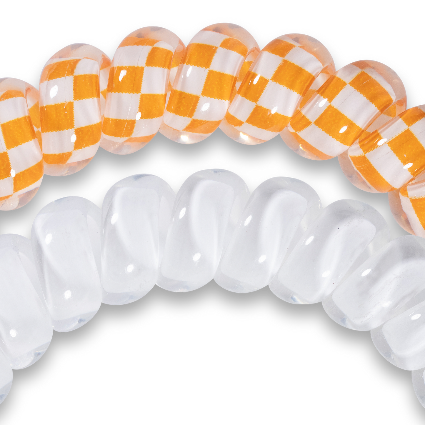 TELETIES - Spiral Hair Coils | Large | Univ. of Tennessee Hair Ties