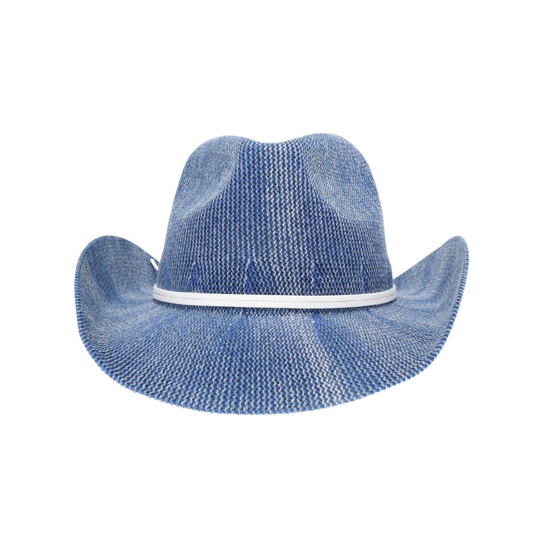 C.C Beanie - KIDS Lakeside C.C Washed Effect Knit Cowboy Hat KDCBC0128