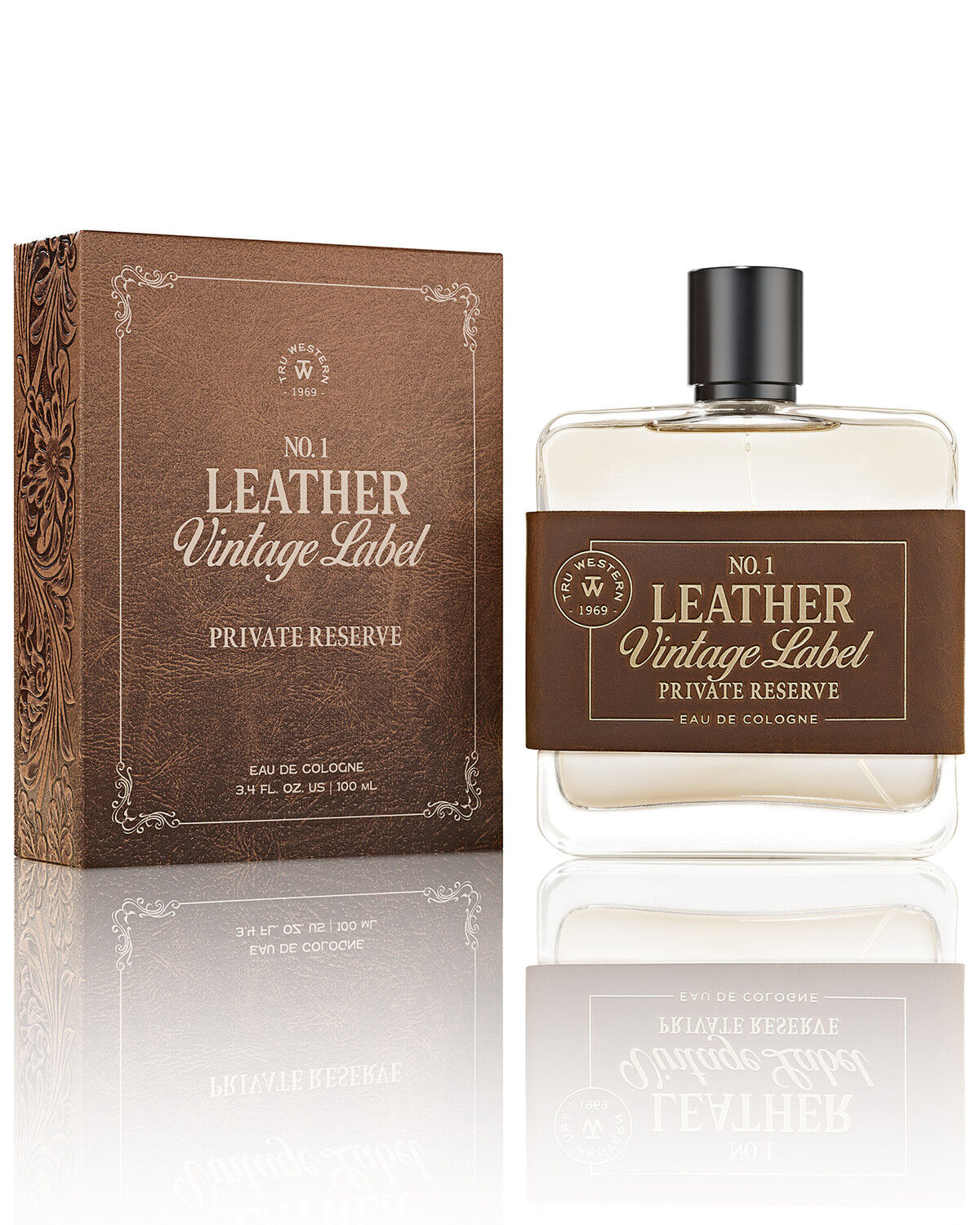 Tru Western NO. 1 LEATHER Vintage Label Private Reserve