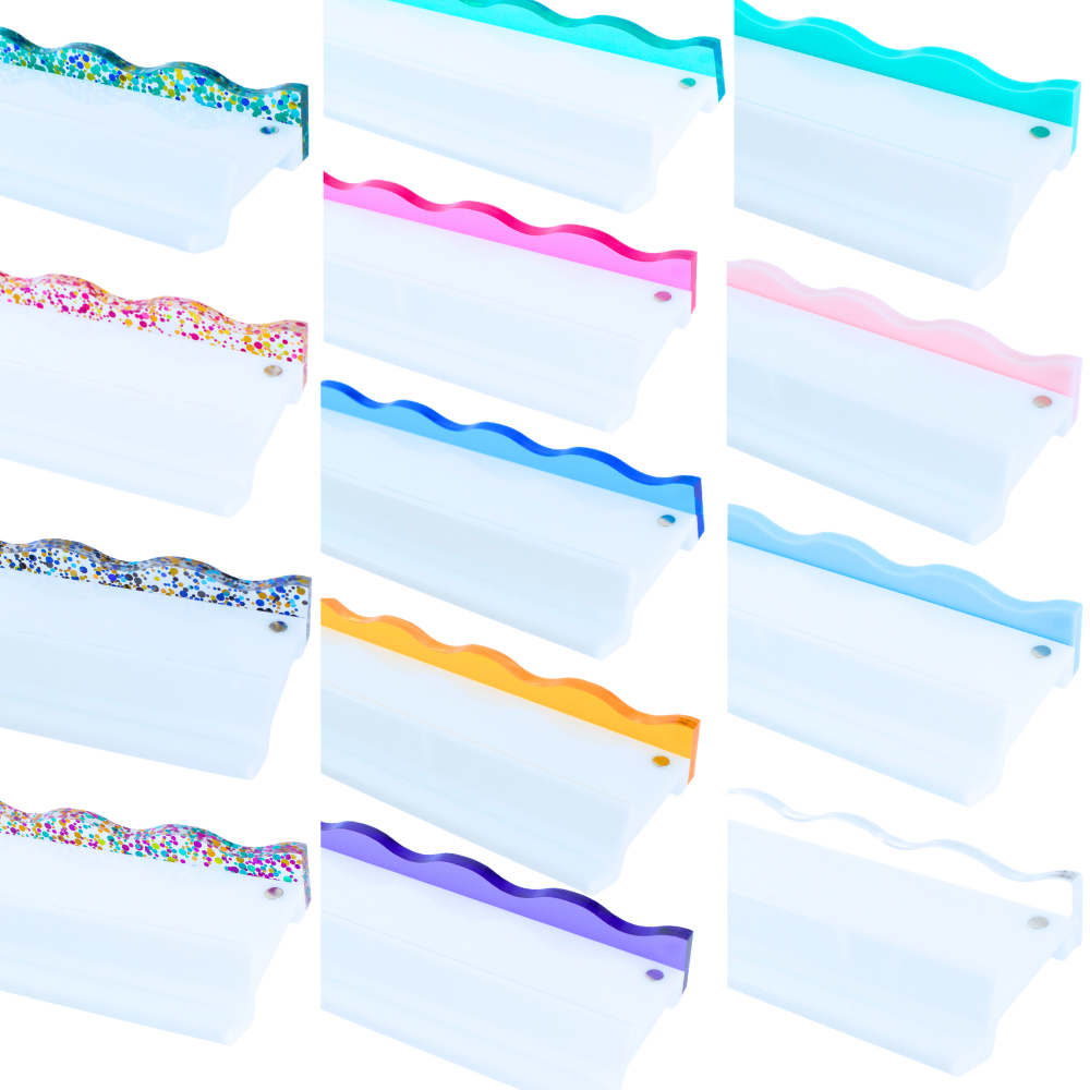 My Fair Mahjong - MAHJONG RACK PUSHERS - MAGNETIC  |  Premium Acrylic  |  Set of 4