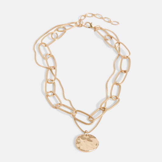 Lennon Necklace - Matte Gold