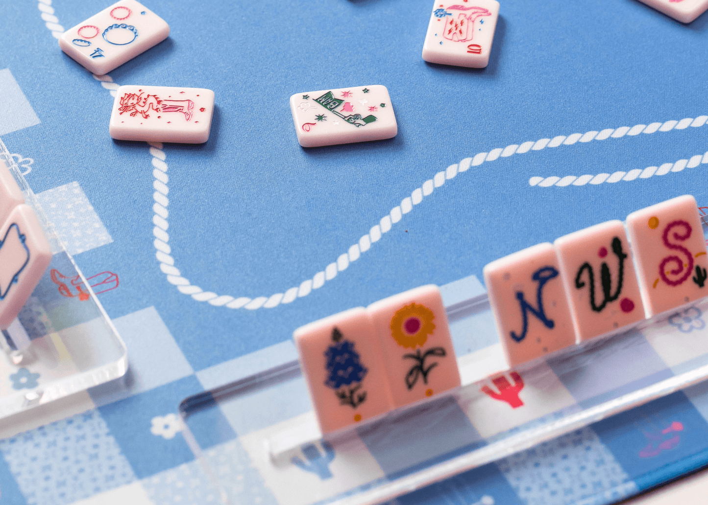 Miss Mahjong - Mini Miss Cowgirl: Travel Mahjong Set