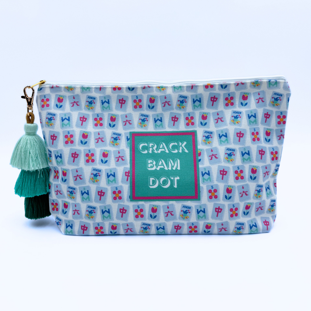 My Fair Mahjong - Mahjong Tile & Accessory Bag (Large, T-bottom) | Fits Most Large Tile Sets