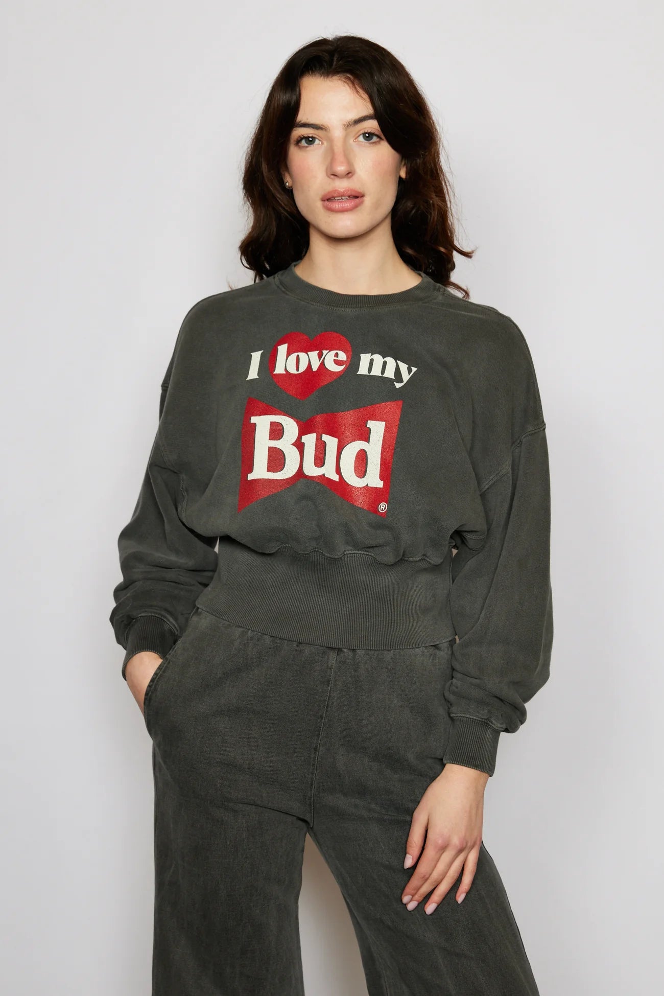 People of Leisure Budweiser Love My Bud Sweatshirt