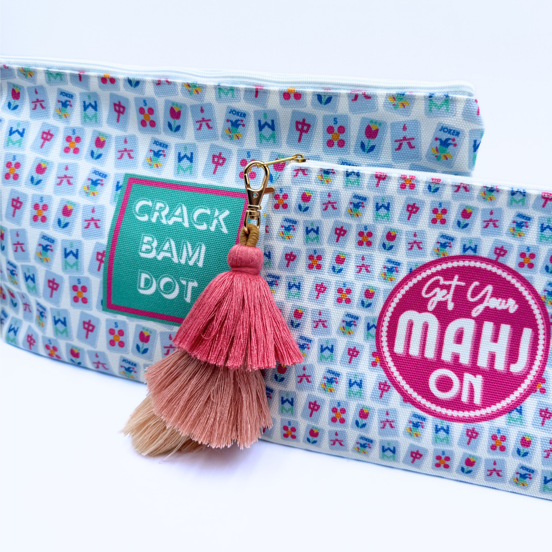 My Fair Mahjong - Mahjong Tile & Accessory Bag (Large, T-bottom) | Fits Most Large Tile Sets