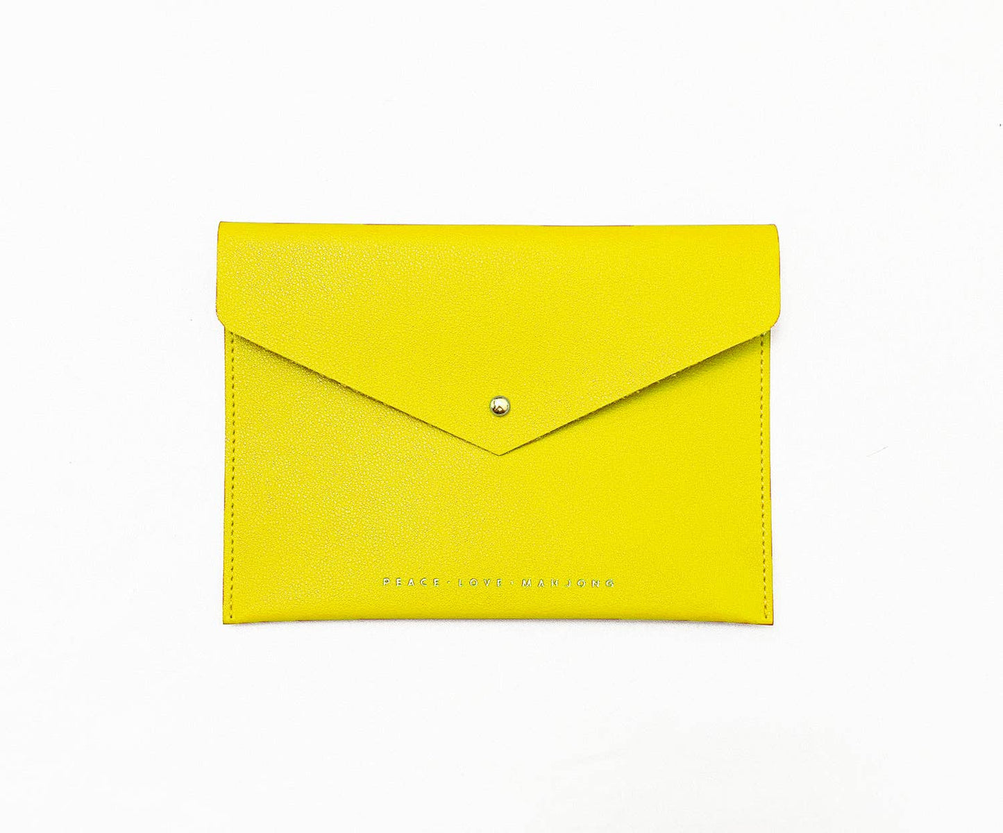 Peace Love Mahjong - Card Clutch