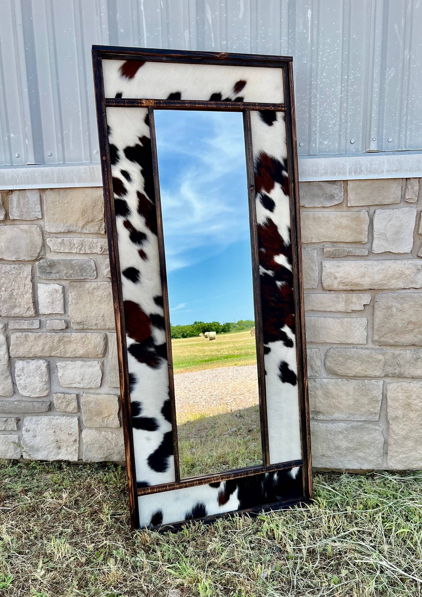 Cowhide Body Mirrors