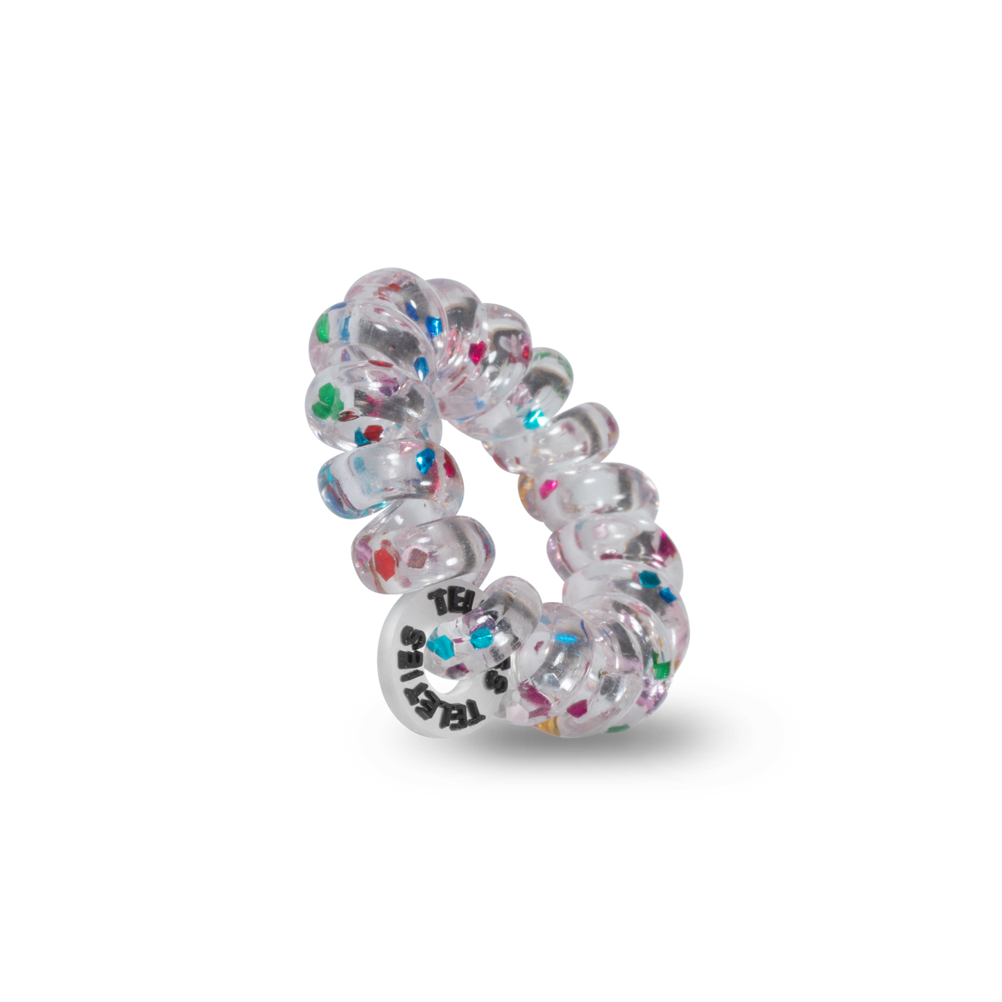 TELETIES - Spiral Hair Coils | Tiny | Party People Hair Ties