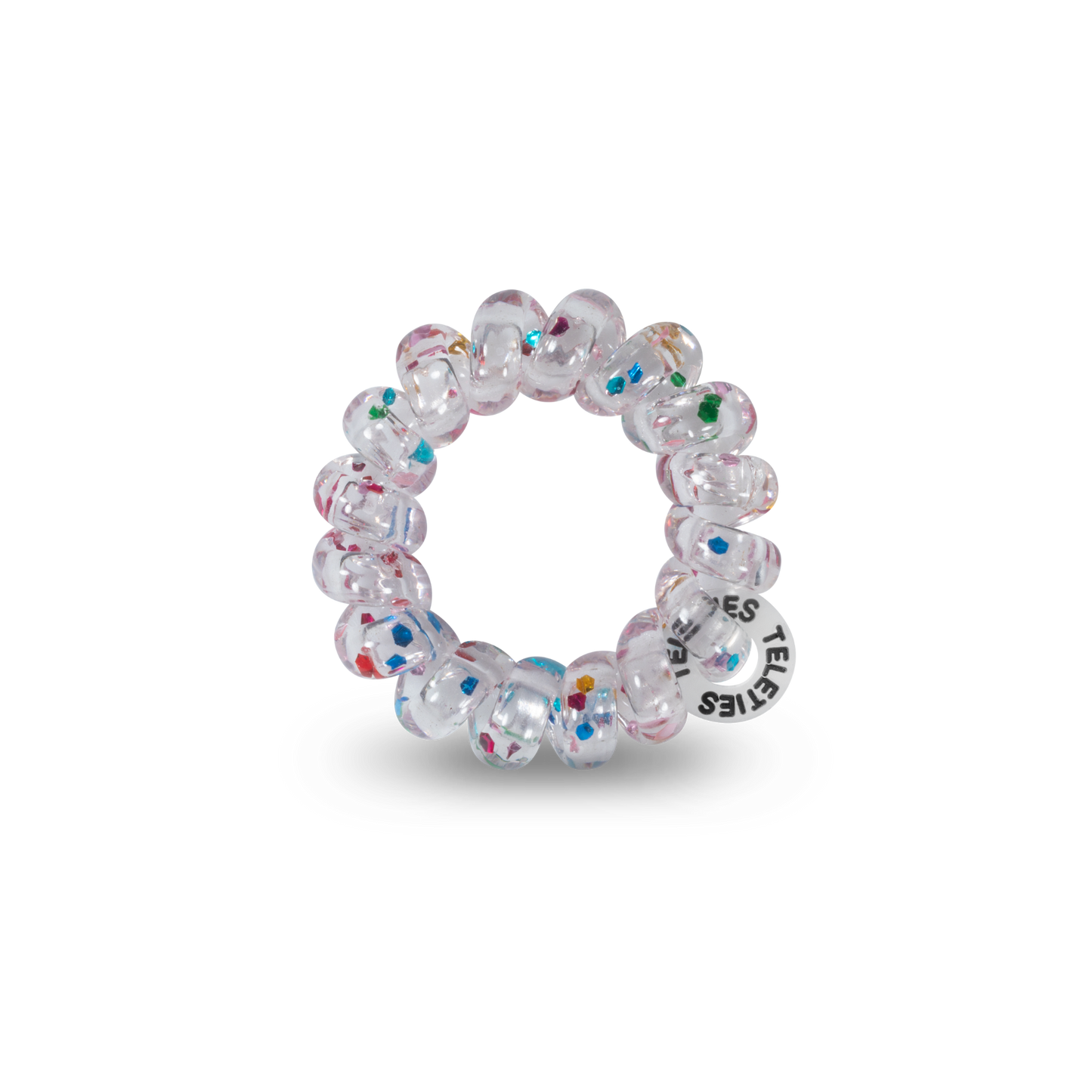 TELETIES - Spiral Hair Coils | Tiny | Party People Hair Ties
