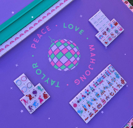 Peace Love Mahjong - Taylor's Tiles - Mahjong Set