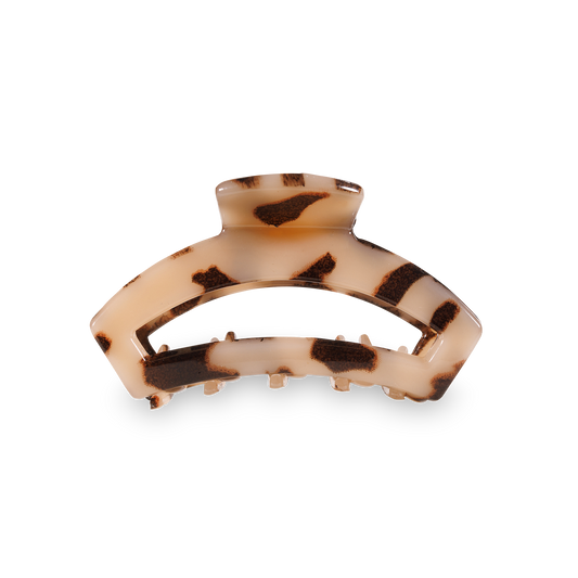 TELETIES - Open Hair Clip | Tiny | Blonde Tortoise