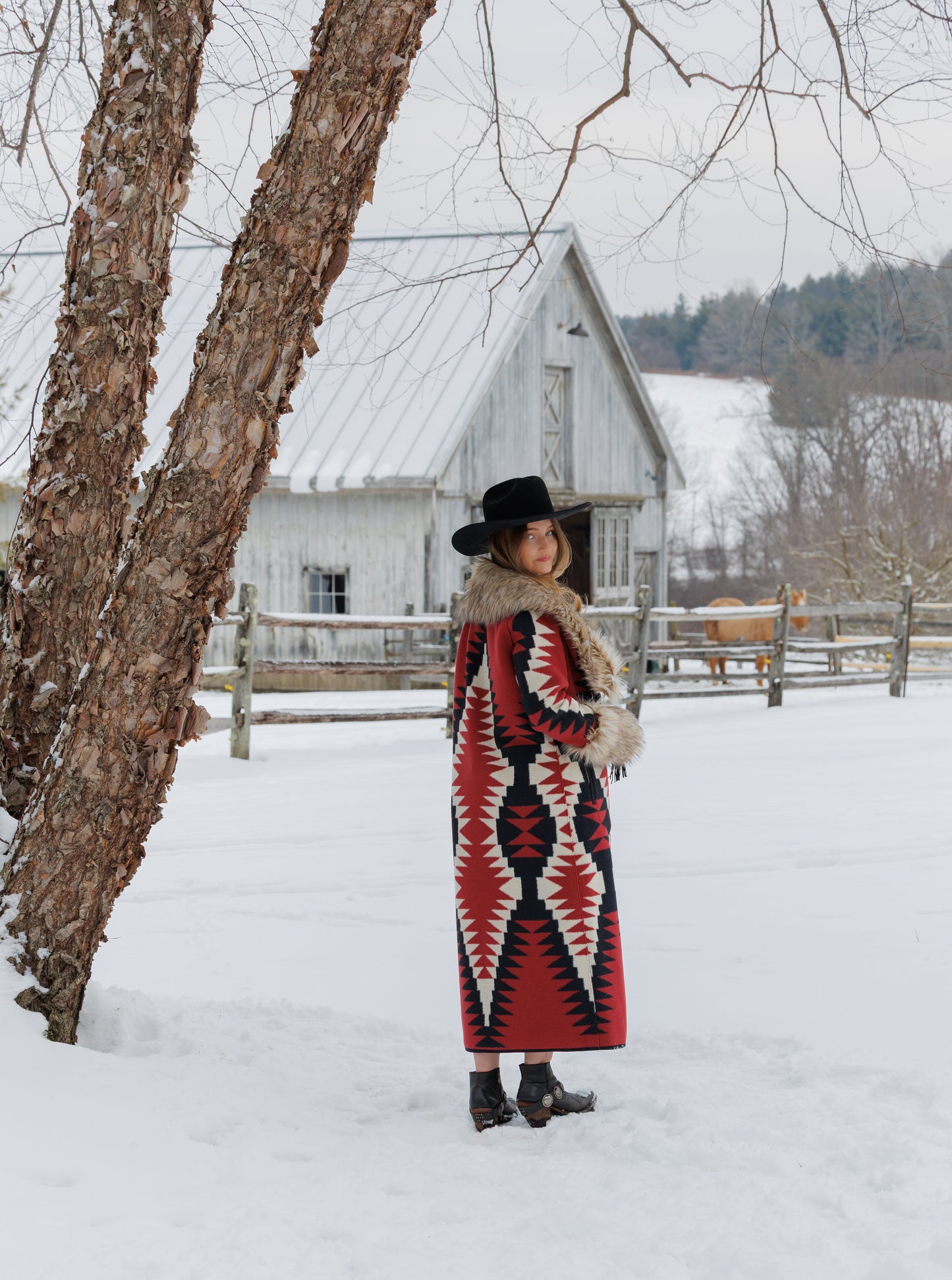 Tasha Polizzi - BlackBurn Saddle Blanket Coat