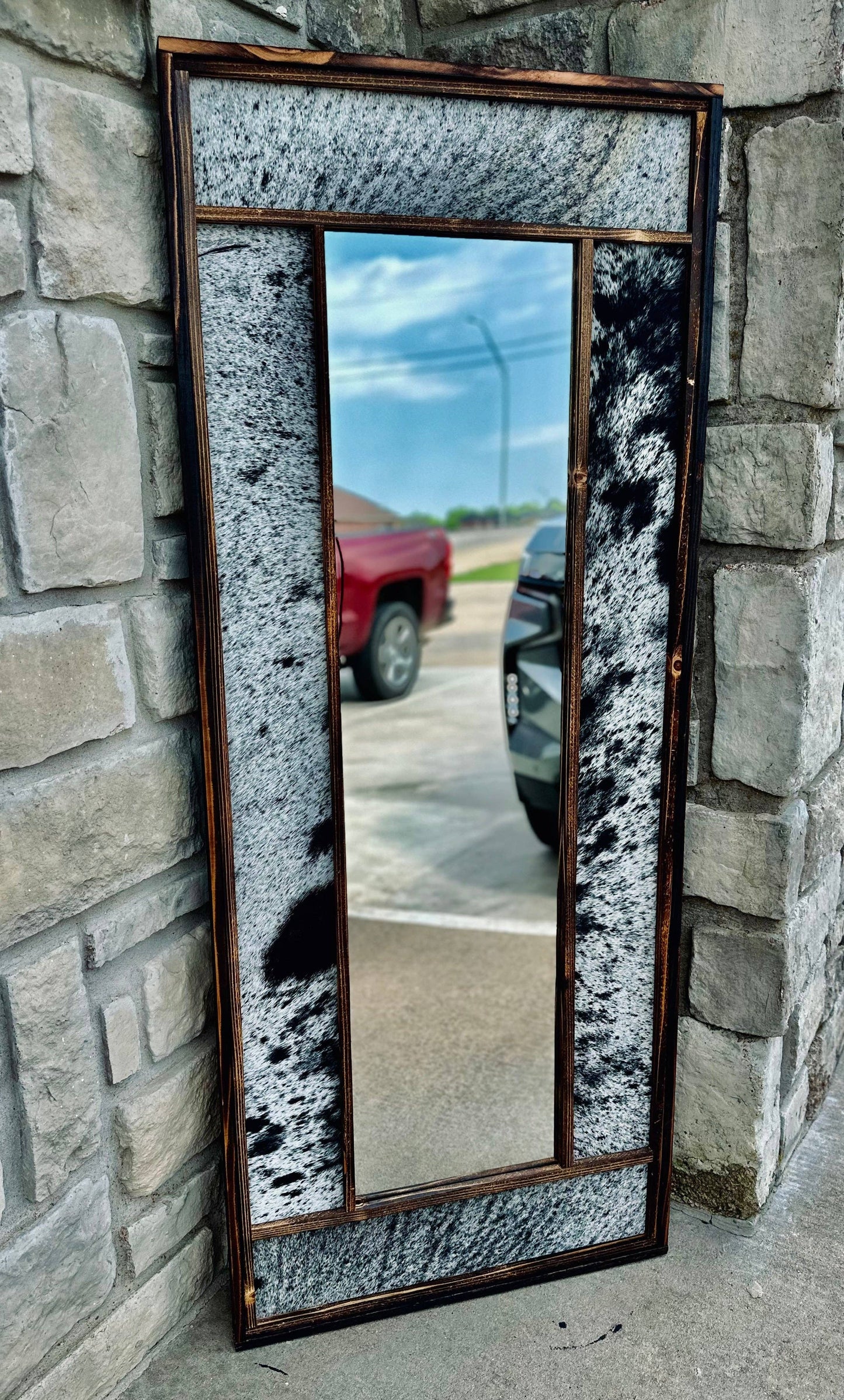 Cowhide Body Mirrors