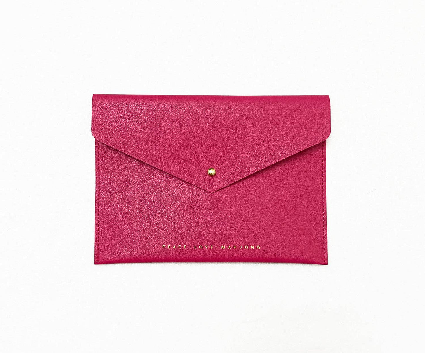 Peace Love Mahjong - Card Clutch