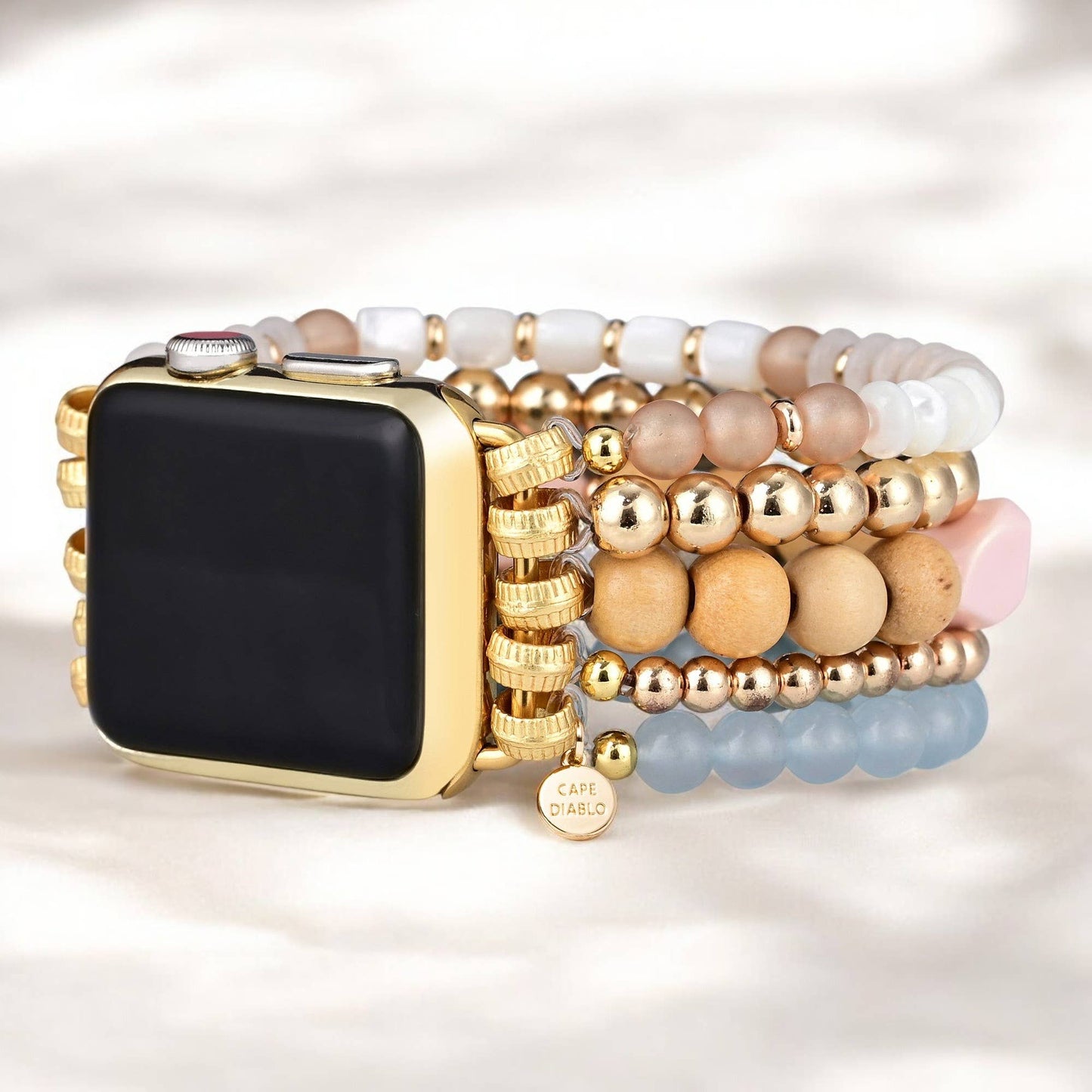 Cape Diablo - Apricot Mist Stretch Apple Watch Strap