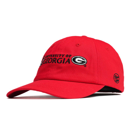 Dyme Lyfe - Georgia Bulldogs Red 3 Logo Dad Hat