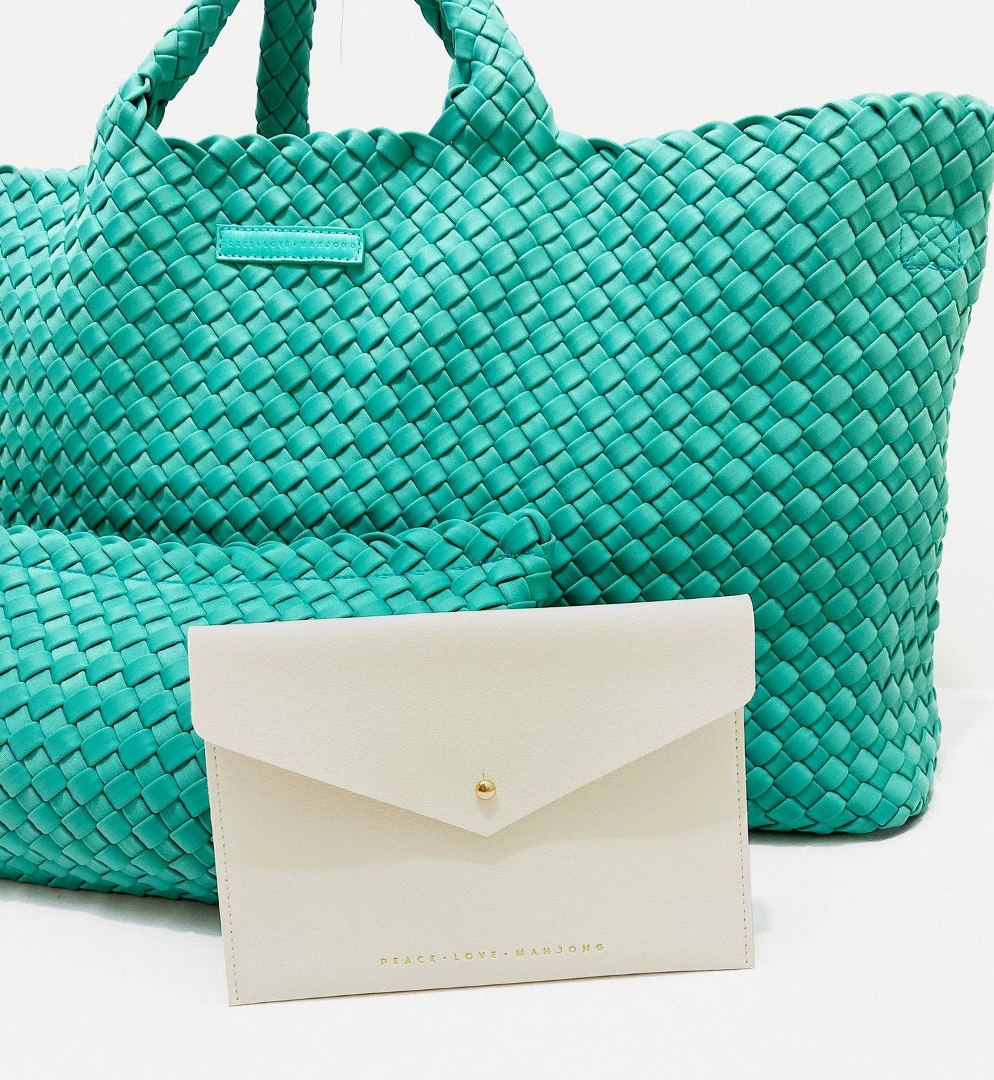 Peace Love Mahjong - Card Clutch