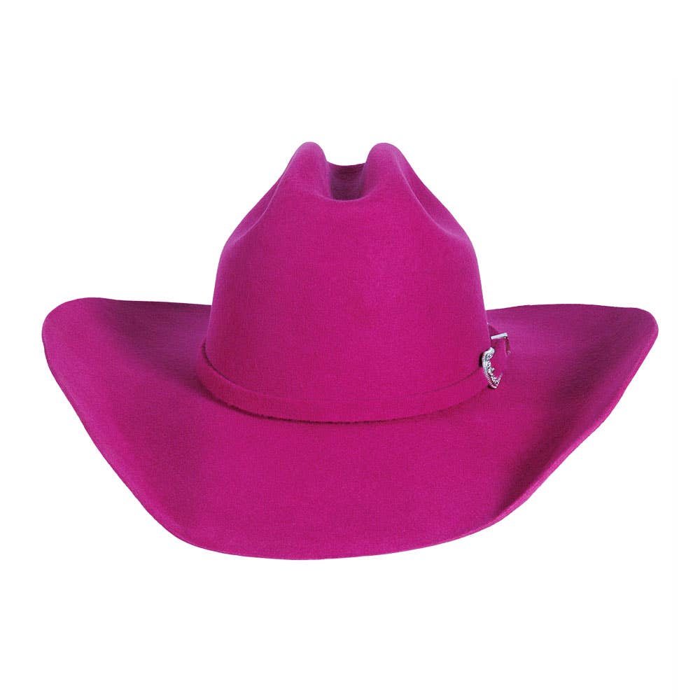 American Hat Makers - 100% Wool Felt Western Cowboy Hat - Style Cattleman