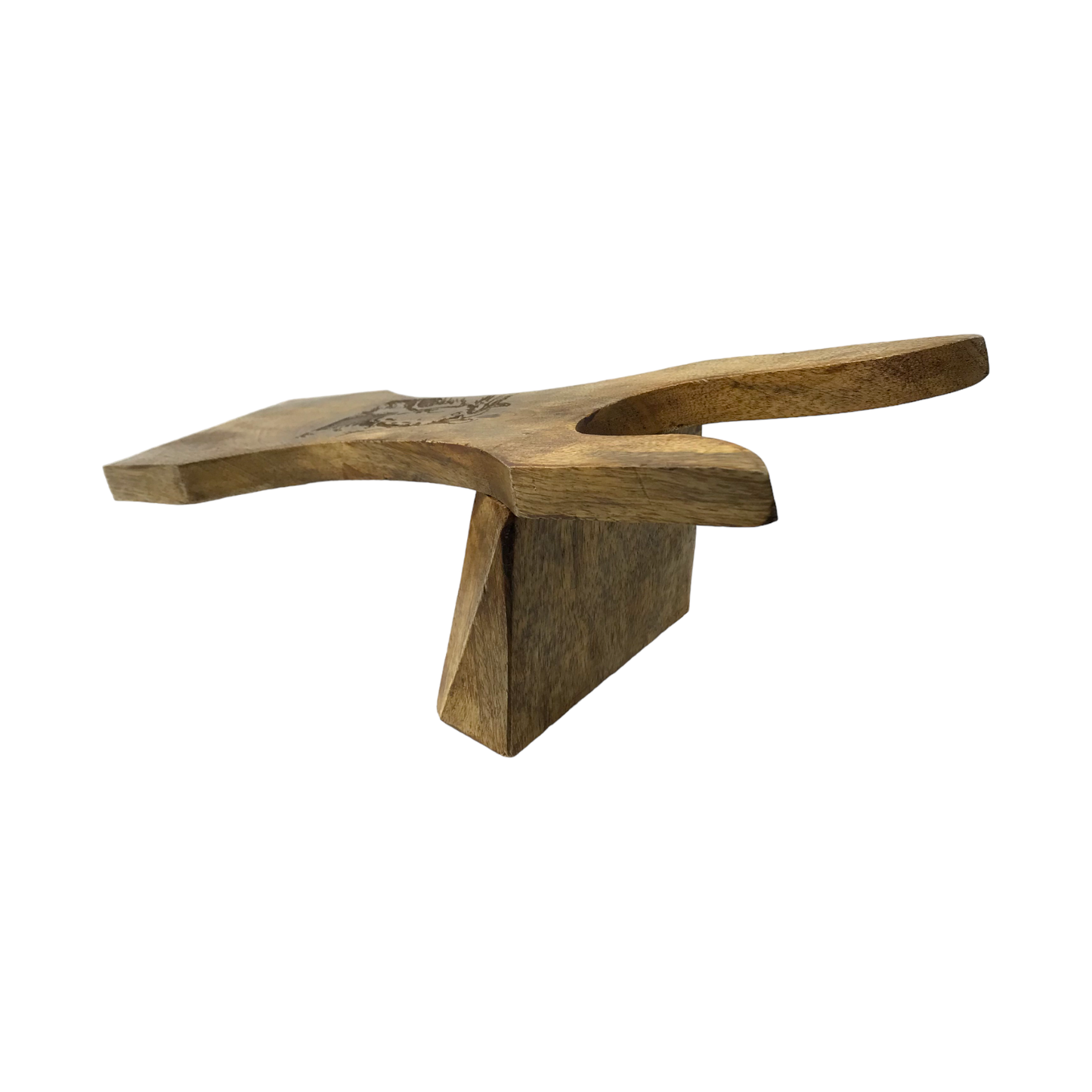 Wilco Home - Branding Iron Laser Etched Mango Wood Bootjack