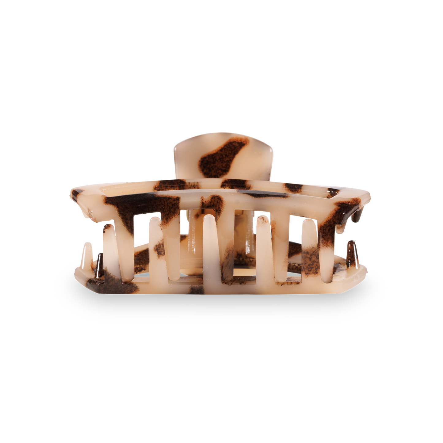 TELETIES - Open Hair Clip | Tiny | Blonde Tortoise