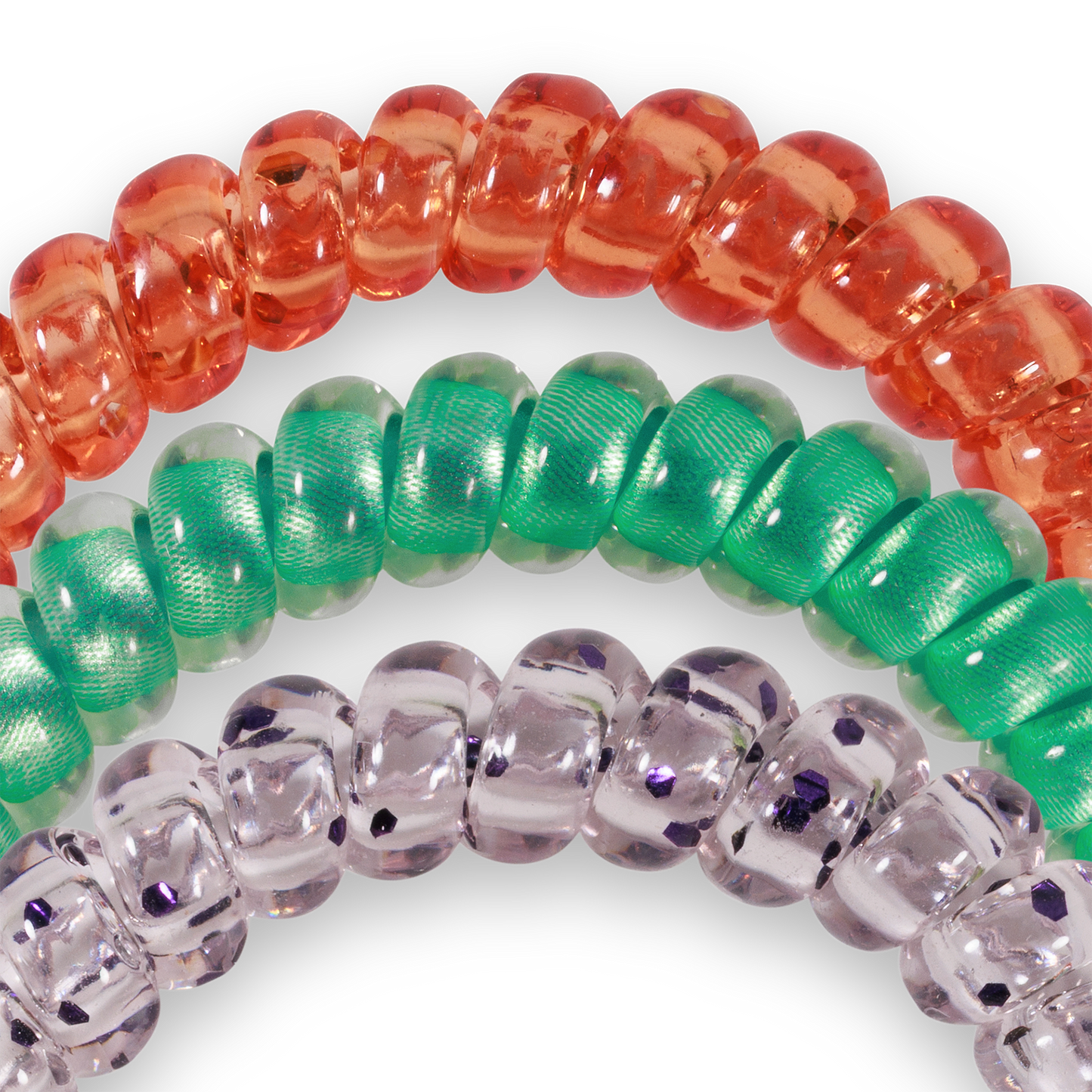 TELETIES - Spiral Hair Coils | Small | Showbiz Hair Ties
